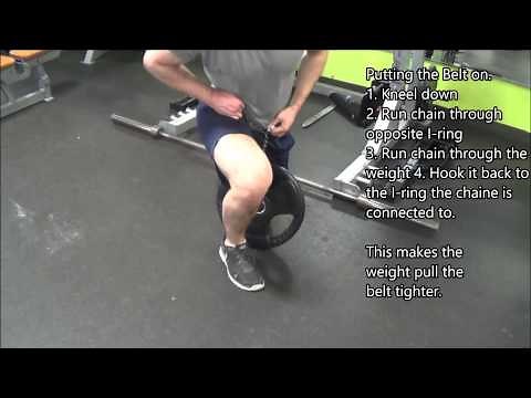 Weighted Pullups and how to work the weight belt