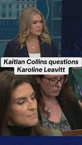 CNN reporter Kaitlan Collins asked White House Press Secretary Karoline Leavitt about the Trump administration’s removal of the AP from certain press areas, while celebrating the First Amendment and free speech. Kaitlan Collins: “Which White House official made the decision to bar the AP?” Karoline Leavitt: “It is a privilege to cover this White House” | LiveNOW from FOX