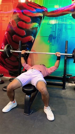 Heavy Bench Press 💪 #shorts