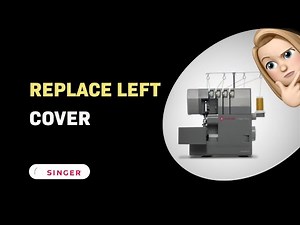 How to Easily Replace the Left Cover on Singer HD0400S Sewing Machine