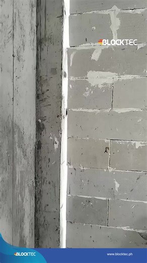 With Blocktec, goodbye palitada and to extra gastos. #aacblocks #aacwallpanel #blocktec