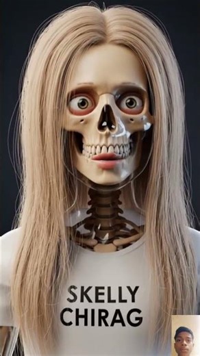 WHAT HAPPEN IF YOU NOT CUT HAIR 😱 #shortsfeed #shorts #skeleton