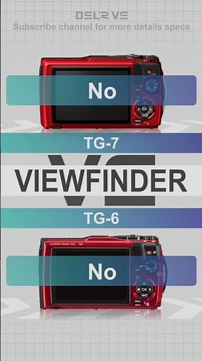 OM System TG-7 vs Olympus TG-6 #Shorts