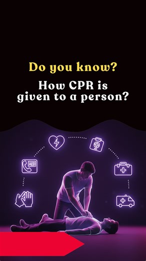Learn With Tamil Lyrics on Instagram: "To perform CPR, check for responsiveness and call emergency services. Place hands centered on the chest and push hard and fast (2 inches deep) at 100–120 beats per minute. Allow the chest to recoil between pumps. Continue these compressions without stopping until professional help arrives or an AED is ready.🫀 #heart #cpr #tamil #infovideo"