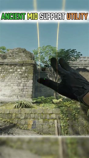 Ancient Mid Support Utility Set! #cs2scripts #cs2 #ancient #ancientsmoke #ancientflash #cs2clips