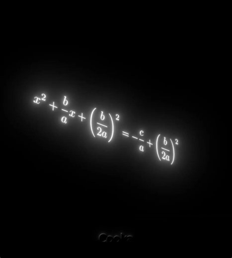 "가장 아름다운 수학 공식" - 근의 공식 편집 | #quadraticequation #maths #edit