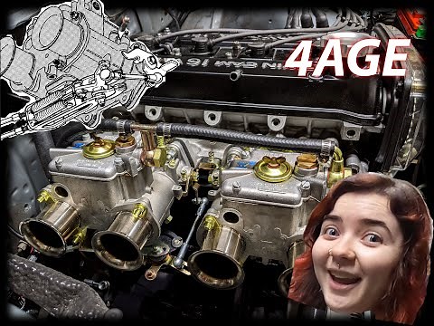 Dual Weber 4AGE Throttle Linkage Install