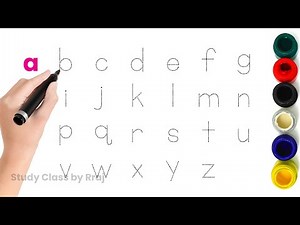abcdef | learn and write abc | writing along dotted alphabets | a for apple b for ball c for cat