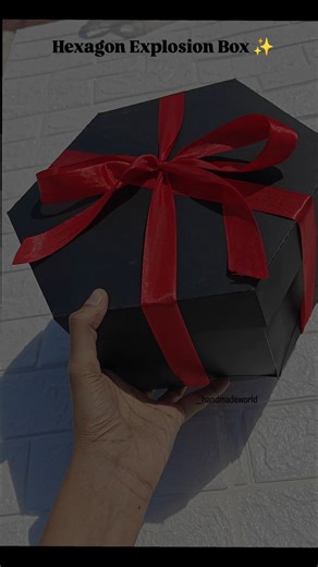 Hexagon Explosion Box | 4 Layer Chocolate Explosion Box| Handmade Gift Ideas | Diy | 9503892855 #diy