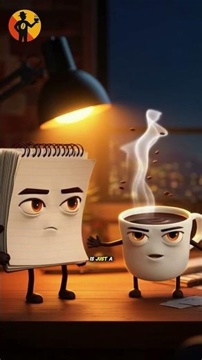 This Notebook is FURIOUS at Coffee #relatable #animation