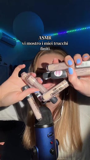 un haul all’incontrario #asmr #perte #whispering #asmrmakeup #projectpan @essence.cosmetics