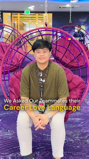 Put your heart into a career that grows with you 📈❤️ This love month, we asked our Teammates Their Career Love Language. Watch the video to find out their answers. Ready to make it official? Click the link in our bio to join Us. | TaskUs