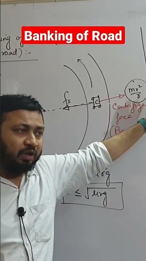 Banking of road || Class 11 Physics