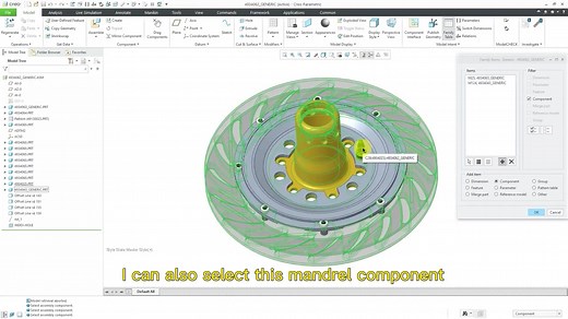 Creo族表教程_装配/Creo Parametric - Assembly Family Tables