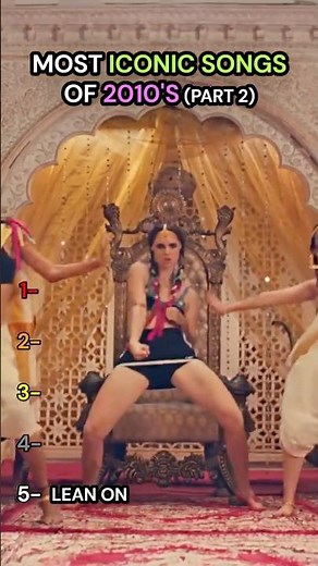 MOST ICONIC SONGS OF THE 2010s — PART 2 🎶🔥 #2010s #2010smusic #nostalgia #anthem #music #top5 #pop