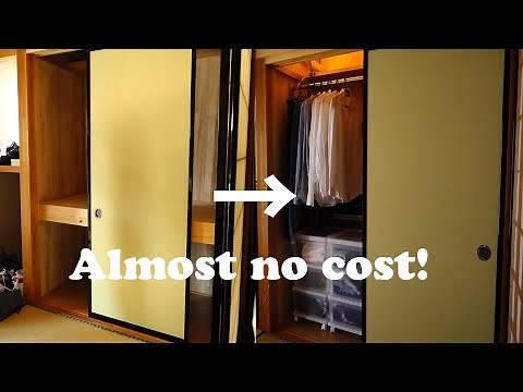[DIY] 押し入れをクローゼットに改造