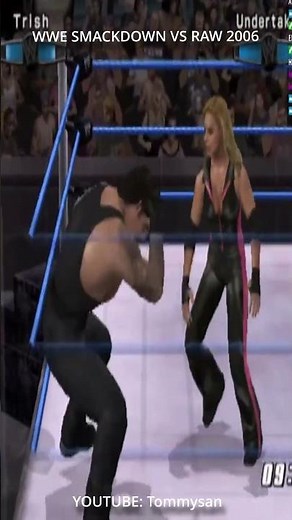 This WWE SmackDown vs Raw match hit different back then. #wwe #nostalgia #ps2 #shorts