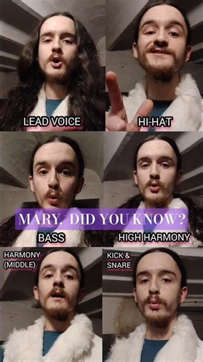 Mary, Did You Know? 🌟 #acapella #beatbox