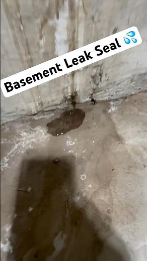 Sikaflex Basement Crack Repair Sealant 🧑‍🔧 #concrete #sikaflex #basement