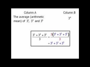 GRE Math Practice: Statistics - Example 3