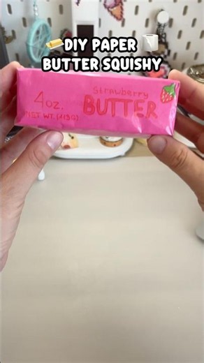 DIY Paper Butter Squishy #diysquishy #squishy #squishies