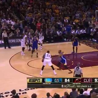 LeBron James 17 PTS (6-9 FG 1-1 3PT 4-4 FT) in the 4th quarter vs. Warriors , 2016 NBA Finals Game 6