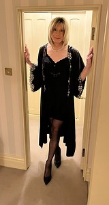 Classic satin negligee