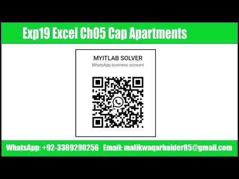Exp19 Excel Ch05 Cap Apartments