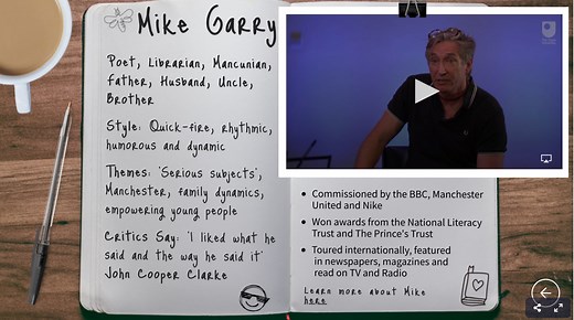 Mike Garry on Poetry As Performance - BBC / Open University