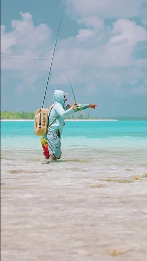 Fly Fishing on Anaa Atoll
