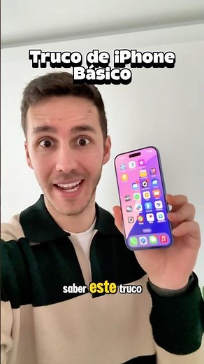 Este es el TRUCO de iPhone más básico y útil que debes saber 🤩