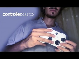 asmr | xbox controller sounds tapping, clicking + more