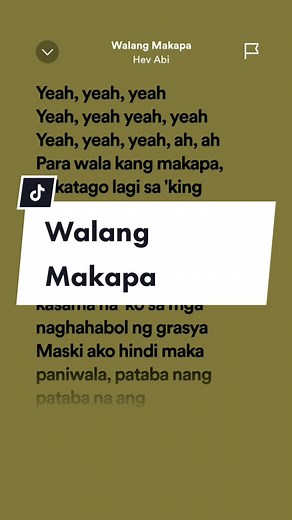 Hev Abi - Walang Makapa Lyrics