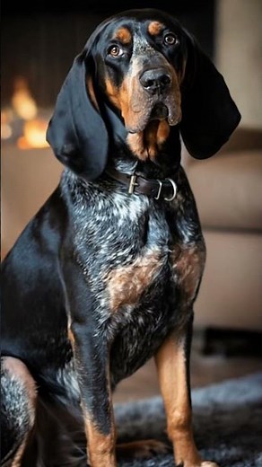 This is the Bluetick Coonhound #huntinglegacy