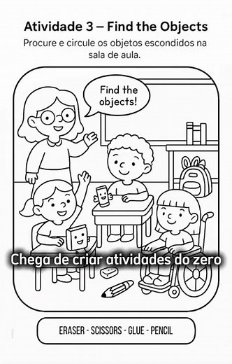 Inglês Divertido | Coleção de atividades de Inglês para imprimir