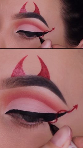Halloween inspired eye makeup tutorial | An Knook