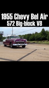 #1955Chevy #572Bigblock #hotrod #americanmuscle #classiccar | Ramblin Around TV
