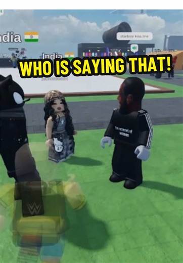 Telling people what to say 💀 #roblox #robloxfyp #tiktokindia #robloxvc #indian