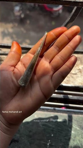 Mini mehandi cones 😊👆🏻just for fun 😍