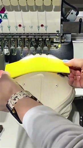 Baseball Cap Embroidery Techniques🧢🥰💕 #outfit #sewing #design #hat #factory #fashion