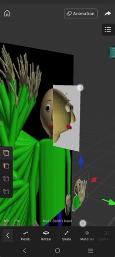 Make your baldi model with all image reference! for Prisma 3D (link in description)