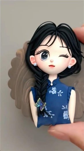 Beautiful Chinese girl clay art Discover the secrets Part 1 #shorts #viral #chinesegirl #clayart