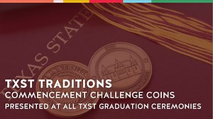 3.6K views · 230 reactions | The first #TXST challenge coins will be given out to graduating Bobcats beginning Thursday at each commencement ceremony. Below President Damphousse shares more details about the new tradition. Be sure to hand your class ring, diploma, & challenge coin to someone BEFORE you jump in the river! | Texas State University | Facebook