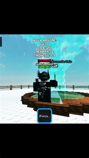 NOVAS ATUALIZAÇÕES NO TREE CUTTING SIMULATOR #roblox #shorts #robloxmemes