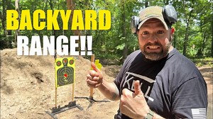 I BUILT A SHOOTING RANGE IN MY BACKYARD!