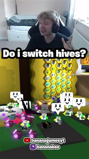 Banana Talks About Switching Hives Colours (Bee Swarm Simulator)