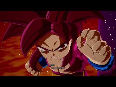SSJ4 Goku (mini) Attack Moves- Dragon Ball Sparking! Zero Gameplay