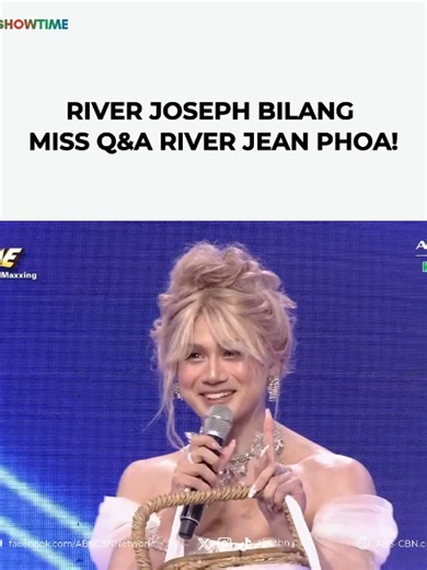 Ang ganda! 🤩 #ABSCBN #ItsShowtime #RiverJoseph #Showtime17Promaxxing | Showtime