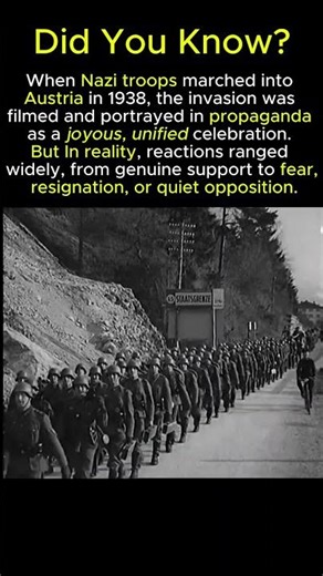 The Shocking Truth About Nazis Marching into Austria