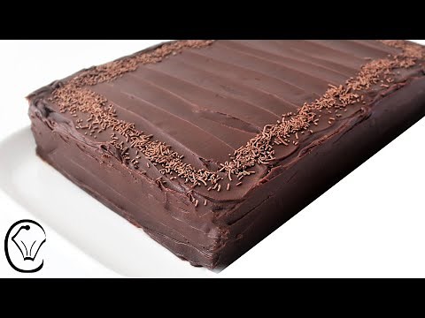 FUDGE FROSTING Chocolate Cake Recipe LUSCIOUS Thick Chocolate Fudge Frosting AMAZING Combination!